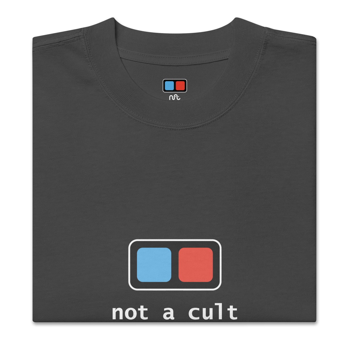 NOT A CULT - Oversized Tee Black
