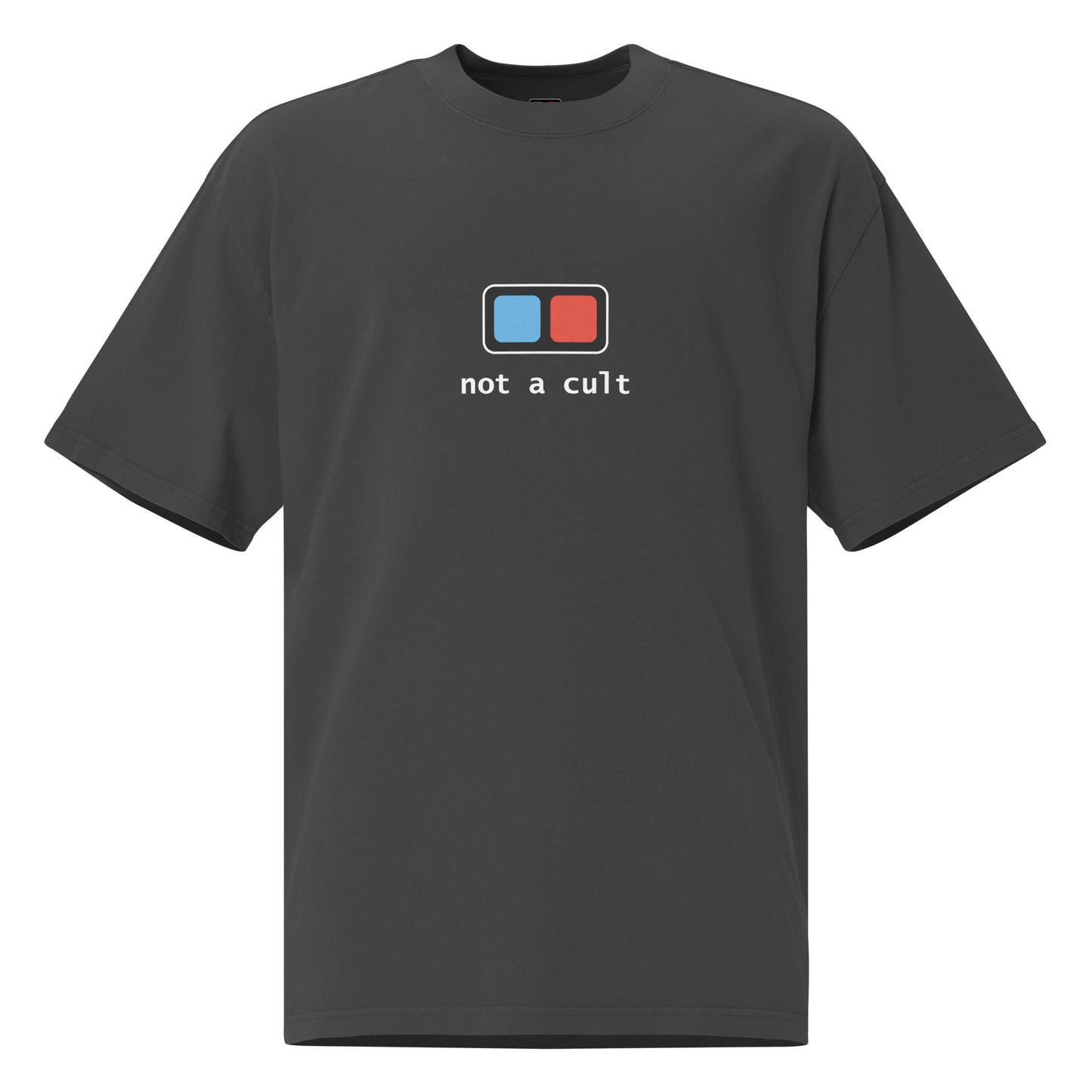NOT A CULT - Oversized Tee Black
