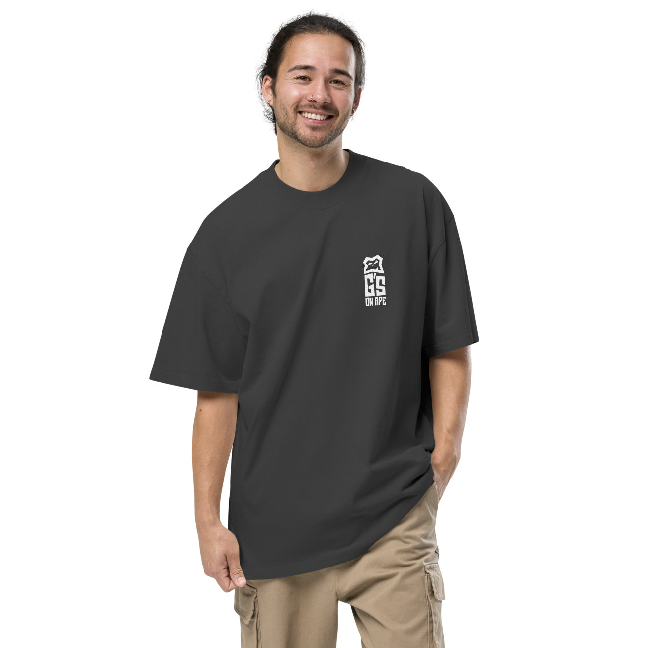 Geez On Ape - Oversized Tee Black II