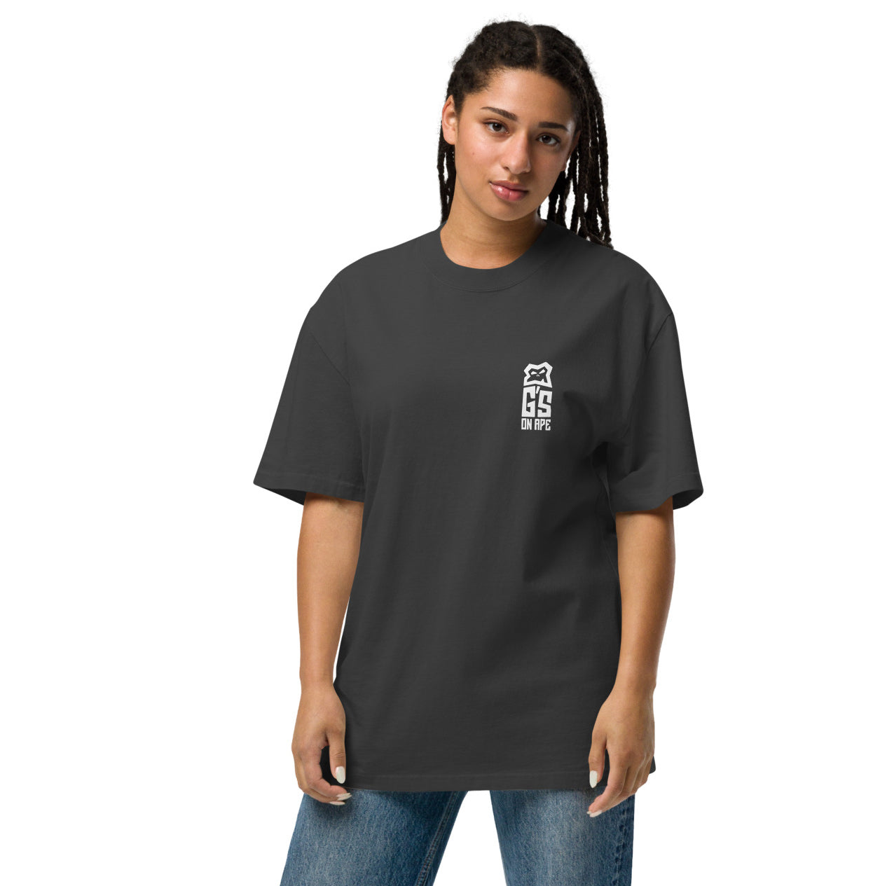Geez On Ape - Oversized Tee Black II