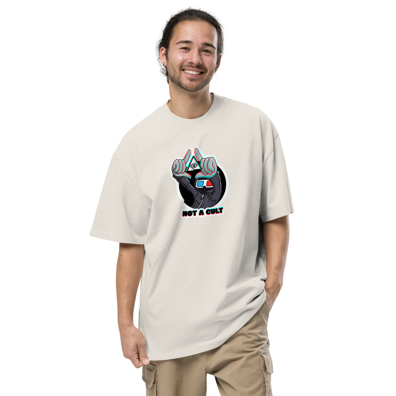 NOT A CULT - Oversized Tee Bone