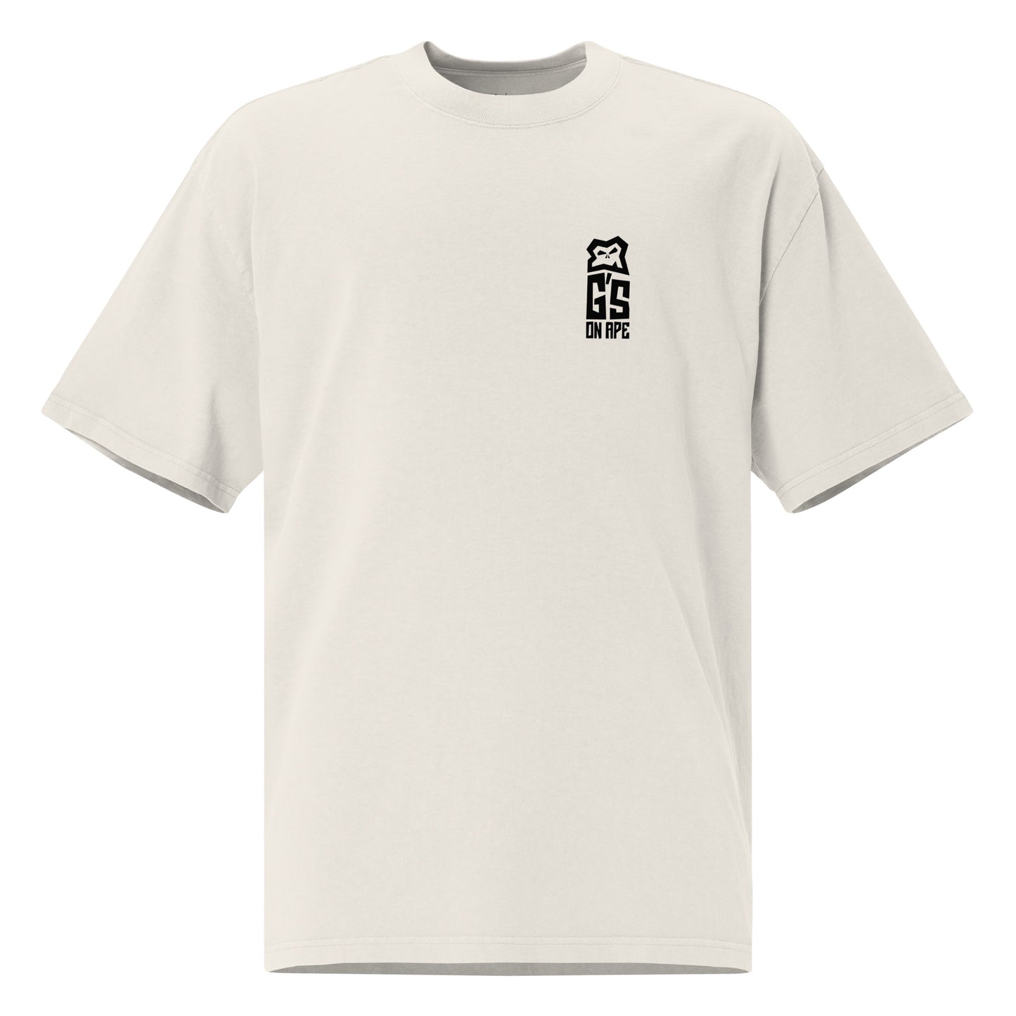 Geez On Ape - Oversized Tee Bone