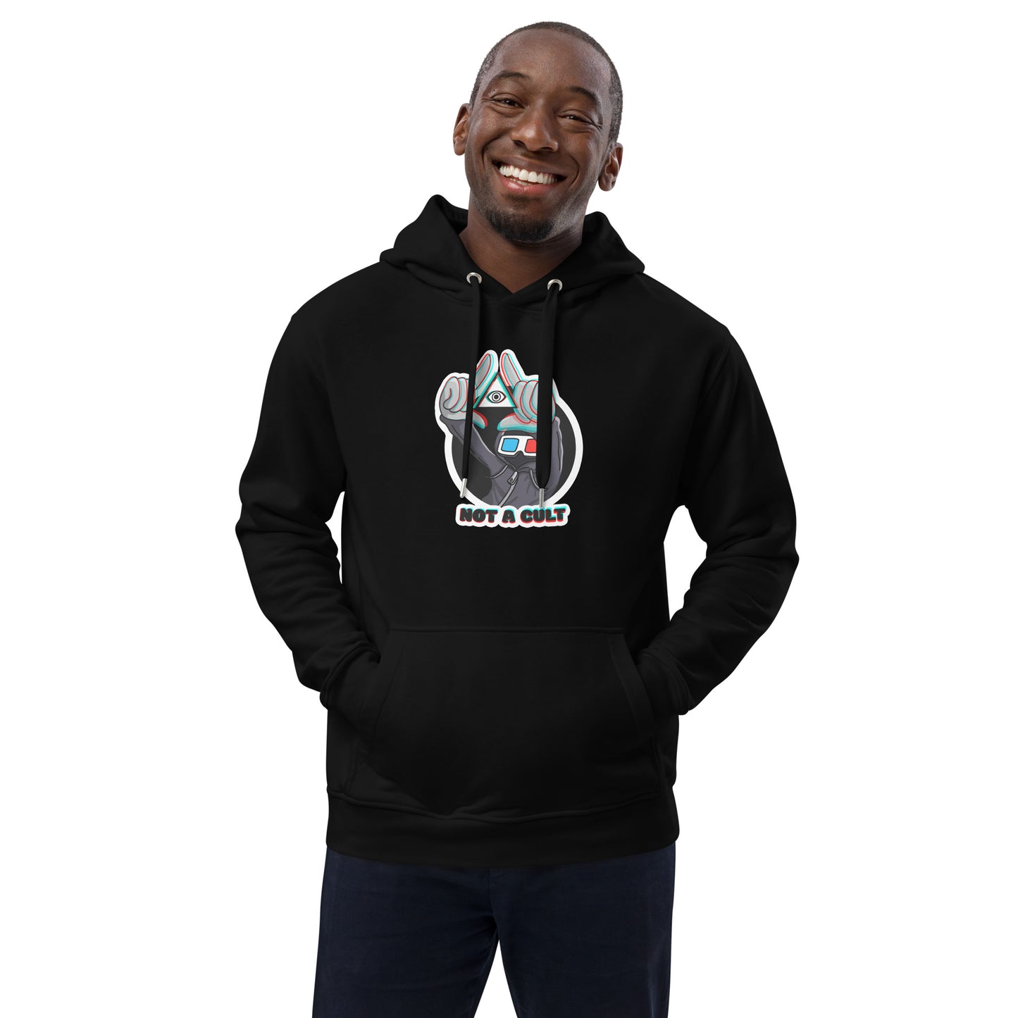 NOT A CULT - Premium Hoodie Black