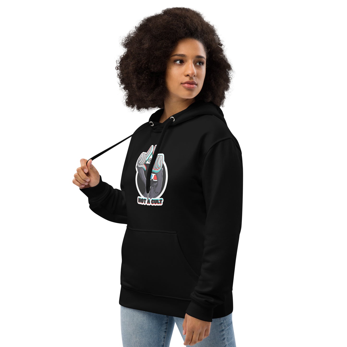 NOT A CULT - Premium Hoodie Black