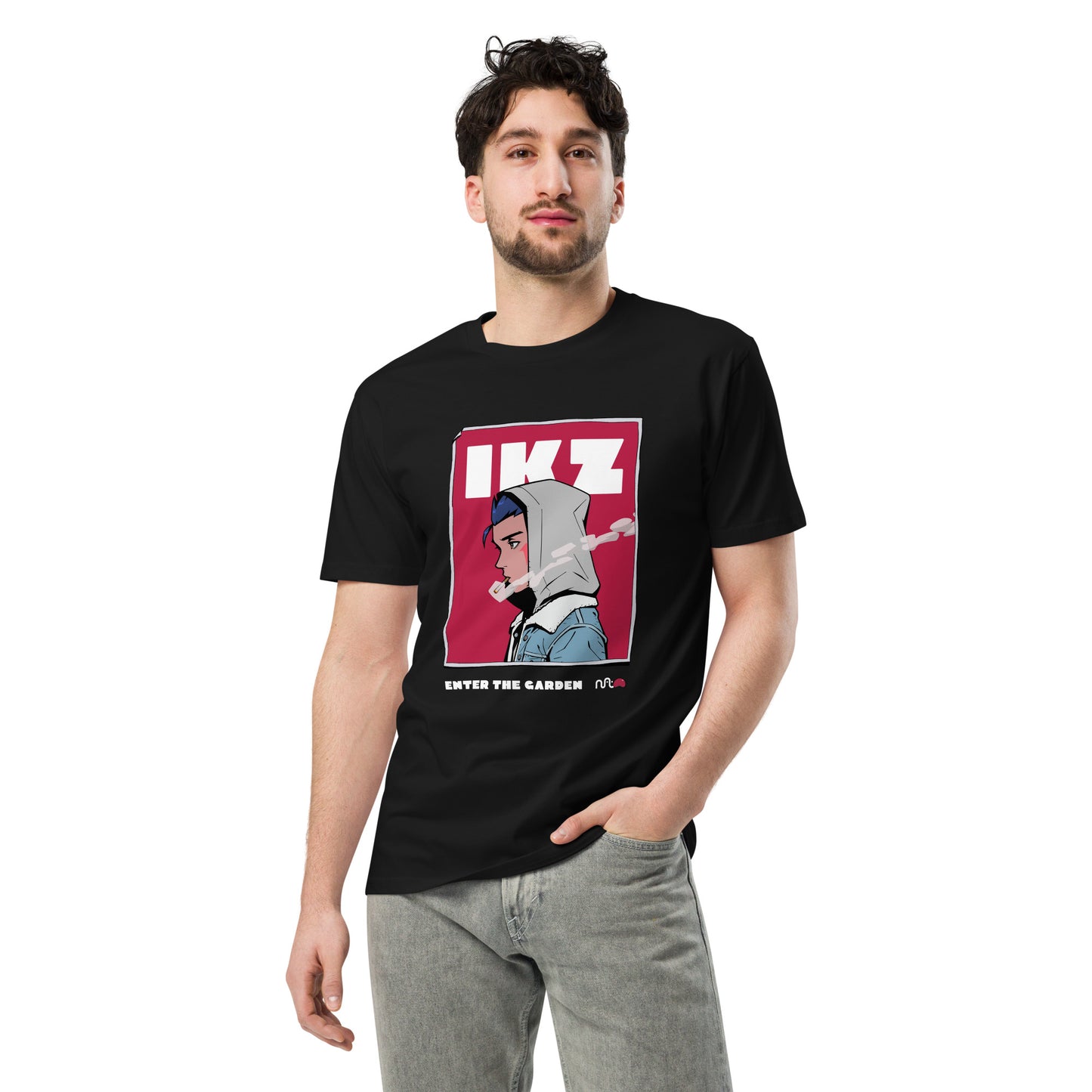 Enter The Garden - Premium Tee Black