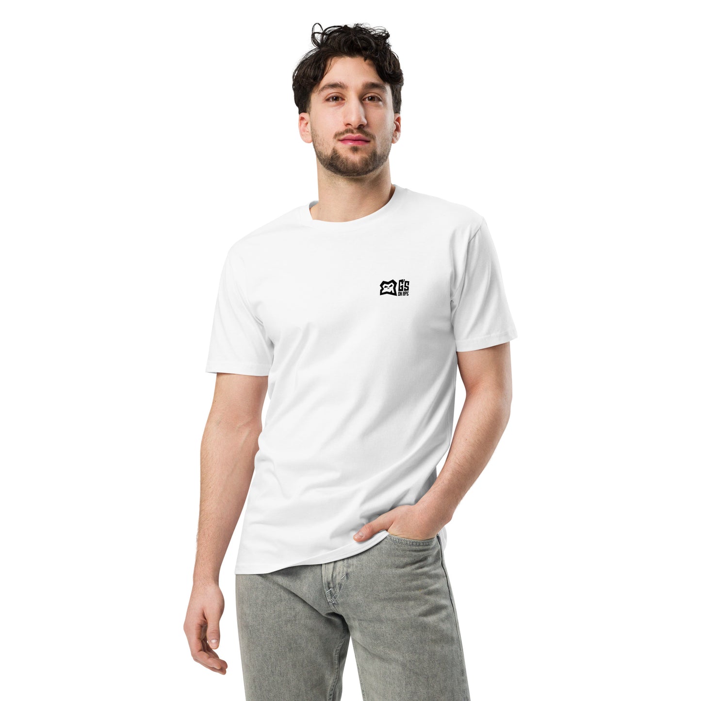 Geez On Ape - Premium Tee White